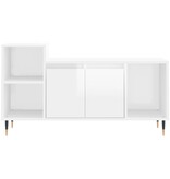 VidaXL Tv-meubel 100x35x55 cm bewerkt hout hoogglans wit