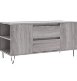 VidaXL Salontafel 102x44,5x50 cm bewerkt hout grijs sonoma eikenkleur