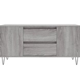 VidaXL Salontafel 102x44,5x50 cm bewerkt hout grijs sonoma eikenkleur