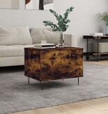 VidaXL Salontafel 60x44,5x45 cm bewerkt hout gerookt eikenkleurig