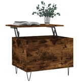 VidaXL Salontafel 60x44,5x45 cm bewerkt hout gerookt eikenkleurig