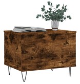 VidaXL Salontafel 60x44,5x45 cm bewerkt hout gerookt eikenkleurig