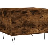 VidaXL Salontafel 60x44,5x45 cm bewerkt hout gerookt eikenkleurig