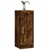 VidaXL Wandkast 34,5x34x90 cm bewerkt hout gerookt eikenkleurig