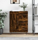 VidaXL Dressoir 69,5x34x90 cm bewerkt hout gerookt eikenkleurig