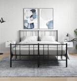 VidaXL Nachtkastjes 2 st wandgemonteerd 35x35x20 cm wit