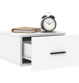 VidaXL Nachtkastjes 2 st wandgemonteerd 35x35x20 cm wit