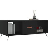 VidaXL Salontafel 102x50x40 cm bewerkt hout zwart