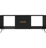 VidaXL Salontafel 102x50x40 cm bewerkt hout zwart