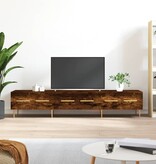 VidaXL Tv-meubel 150x36x30 cm bewerkt hout gerookt eikenkleurig