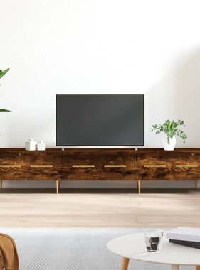 VidaXL Tv-meubel 150x36x30 cm bewerkt hout gerookt eikenkleurig
