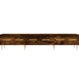 VidaXL Tv-meubel 150x36x30 cm bewerkt hout gerookt eikenkleurig