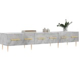 VidaXL Tv-meubel 150x36x30 cm bewerkt hout betongrijs