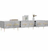 VidaXL Tv-meubel 150x36x30 cm bewerkt hout betongrijs