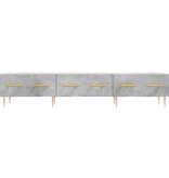 VidaXL Tv-meubel 150x36x30 cm bewerkt hout betongrijs