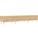 VidaXL Tv-meubel 150x36x30 cm bewerkt hout sonoma eikenkleurig