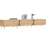 VidaXL Tv-meubel 150x36x30 cm bewerkt hout sonoma eikenkleurig