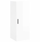 VidaXL Hangkast 34,5x34x90 cm hoogglans wit