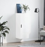 VidaXL Hangkast 34,5x34x90 cm hoogglans wit