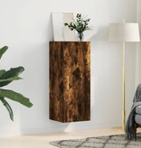 VidaXL Hangkast 34,5x34x90 cm gerookt eikenkleurig