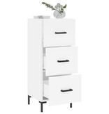 VidaXL Dressoir 34,5x34x90 cm bewerkt hout wit