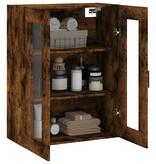 VidaXL Hangkast 69,5x34x90 cm gerookt eikenkleurig