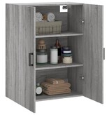 VidaXL Hangkast 69,5x34x90 cm grijs sonoma eikenkleurig