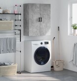VidaXL Wandkast 69,5x34x90 cm betongrijs