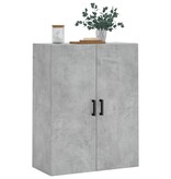 VidaXL Wandkast 69,5x34x90 cm betongrijs