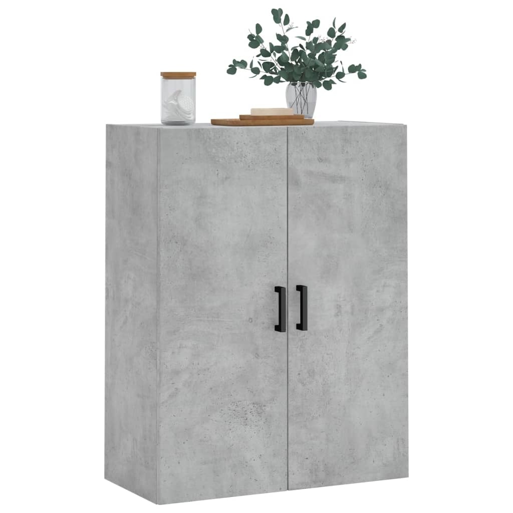 VidaXL Wandkast 69,5x34x90 cm betongrijs