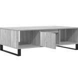 VidaXL Salontafel 104x60x35 cm bewerkt hout grijs sonoma