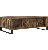VidaXL Salontafel 104x60x35 cm bewerkt hout gerookt eikenkleurig