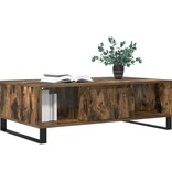 VidaXL Salontafel 104x60x35 cm bewerkt hout gerookt eikenkleurig
