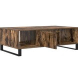 VidaXL Salontafel 104x60x35 cm bewerkt hout gerookt eikenkleurig