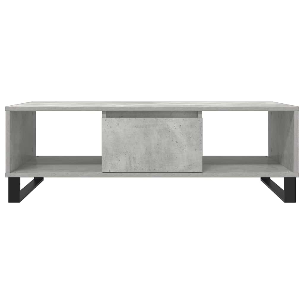 VidaXL Salontafel 104x60x35 cm bewerkt hout betongrijs