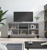 VidaXL Tv-meubel 103,5x30x50 cm bewerkt hout grijs sonoma eikenkleurig