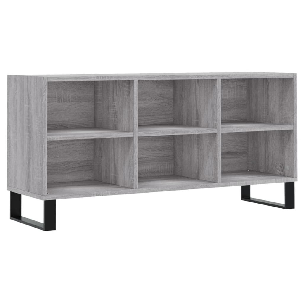 VidaXL Tv-meubel 103,5x30x50 cm bewerkt hout grijs sonoma eikenkleurig