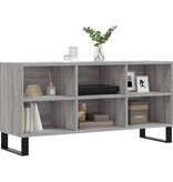 VidaXL Tv-meubel 103,5x30x50 cm bewerkt hout grijs sonoma eikenkleurig