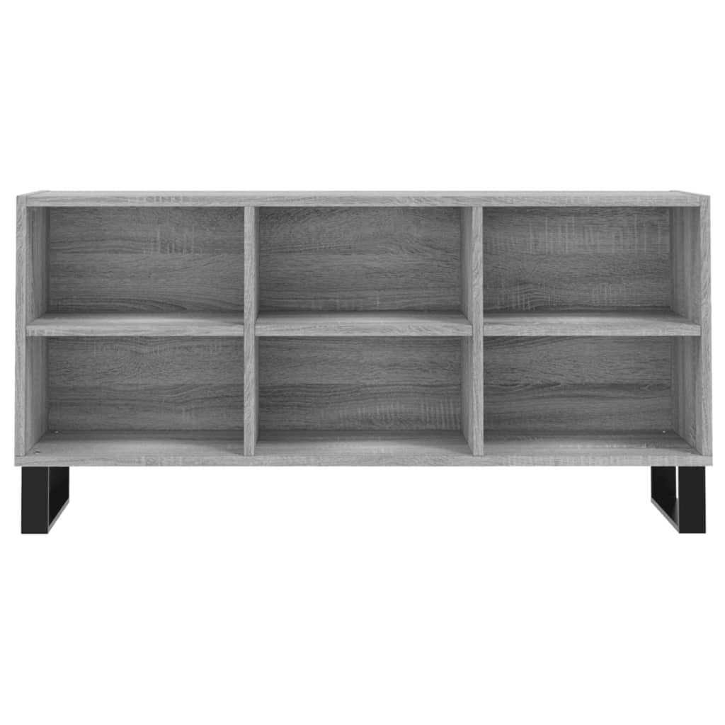 VidaXL Tv-meubel 103,5x30x50 cm bewerkt hout grijs sonoma eikenkleurig