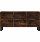 VidaXL Tv-meubel 103,5x30x50 cm bewerkt hout gerookt eikenkleurig