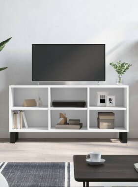VidaXL Tv-meubel 103,5x30x50 cm bewerkt hout wit