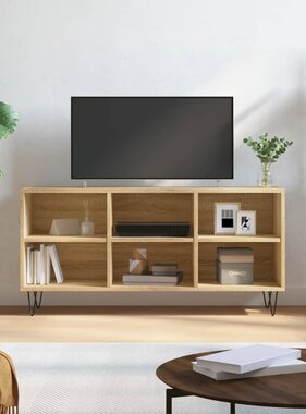 VidaXL Tv-meubel 103,5x30x50 cm bewerkt hout sonoma eikenkleurig