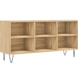 VidaXL Tv-meubel 103,5x30x50 cm bewerkt hout sonoma eikenkleurig