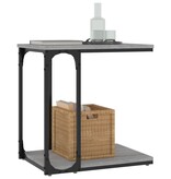 VidaXL Bijzettafel 50x35x52 cm bewerkt hout grijs sonoma eikenkleur