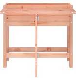 VidaXL Plantenbak met inklapbaar tafelblad massief douglashout