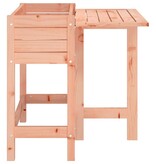 VidaXL Plantenbak met inklapbaar tafelblad massief douglashout