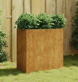 VidaXL Plantenbak 80x40x80 cm cortenstaal
