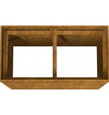 VidaXL Plantenbak 80x40x80 cm cortenstaal