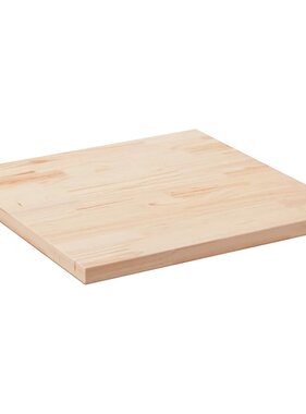 VidaXL Tafelblad vierkant 90x90x2,5 cm massief grenenhout