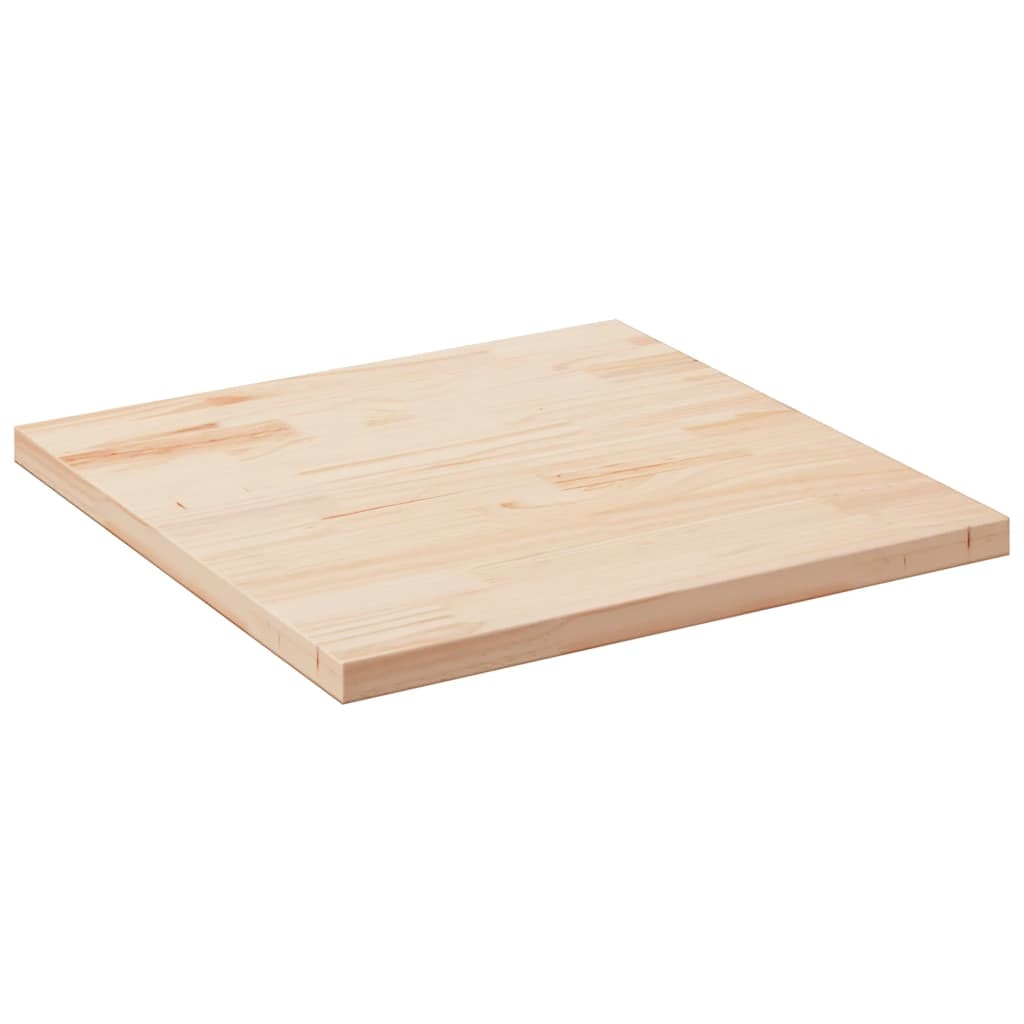 VidaXL Tafelblad vierkant 90x90x2,5 cm massief grenenhout
